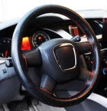Universal Car Leather Steering Wheel Cover